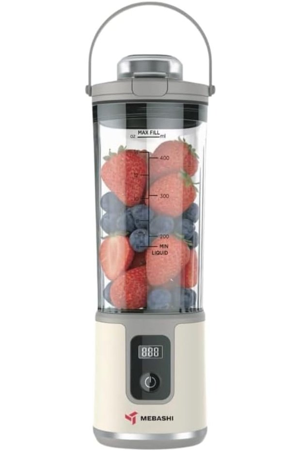 Portable Blender 450ml Rechargeable Personal Smoothie Maker, 100W USB Type-C Blender with Titanium Blades