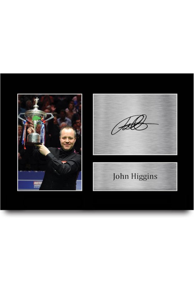 A4 John Higgins Snooker Gifts Printed Signed Autograph Picture for WST Memorabilia Fans