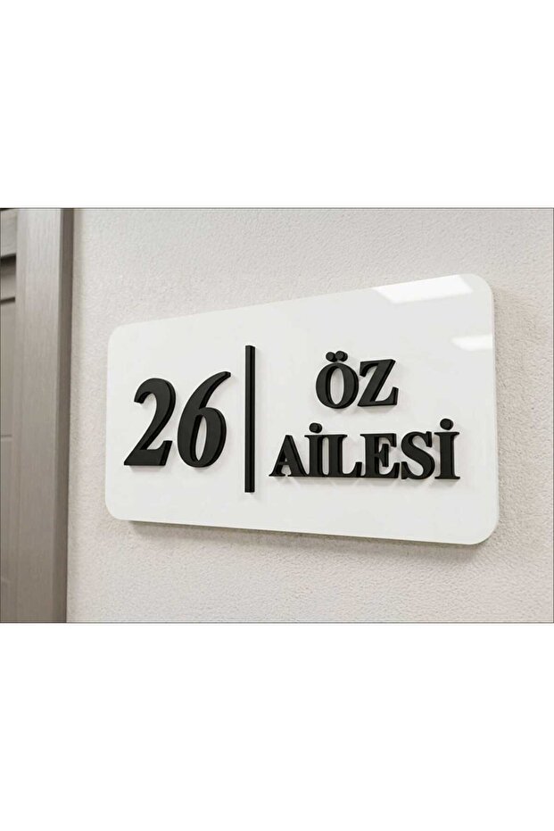 PLEKSİ KAPI İSİMLİK