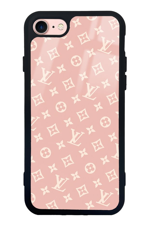 iPhone 7 - 8 - Se Pink Lv Design Glossy Phone Case