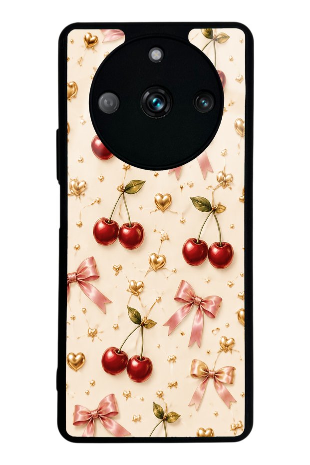 Realme 11 Pro Cherry Ribbon Luxe Design Glossy Phone Case