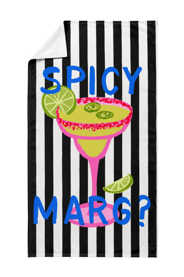 Heatwave Beach Towel Spicy Black 90X150