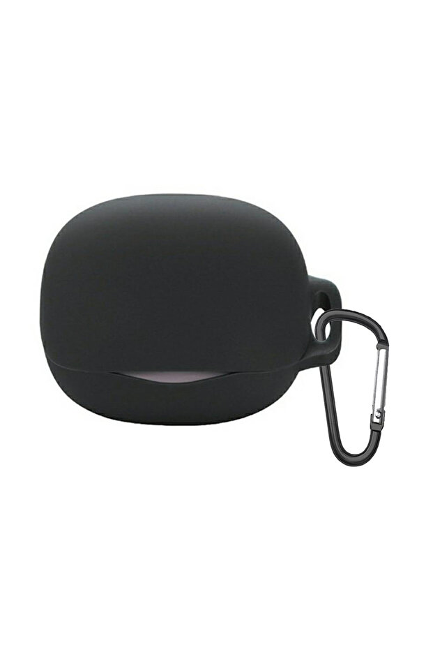 Qcy Ht12 Melobuds N50 Case with Strap Attachment Matte Silicone Black
