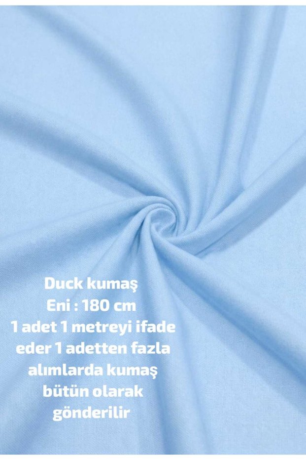 Duck Fabric Branch Has Stain-Resistant Properties and Is Suitable for Embroidery (Baby Blue 100 X 180)