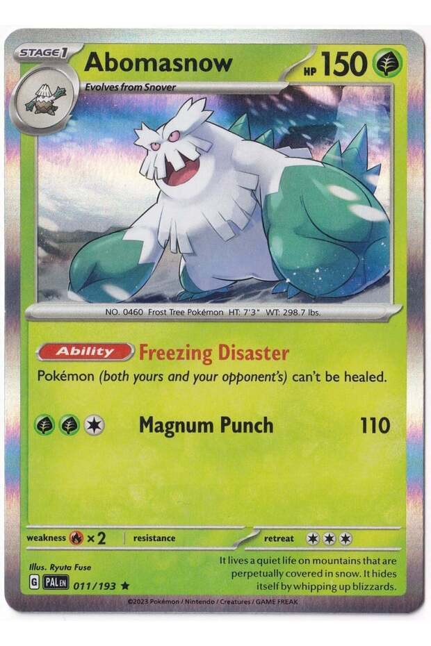 Abomasnow 011/193 - Paldea Evolved - Card (Mint)