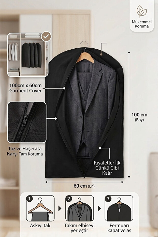 100X60 cm Clothes Cover Gamboç