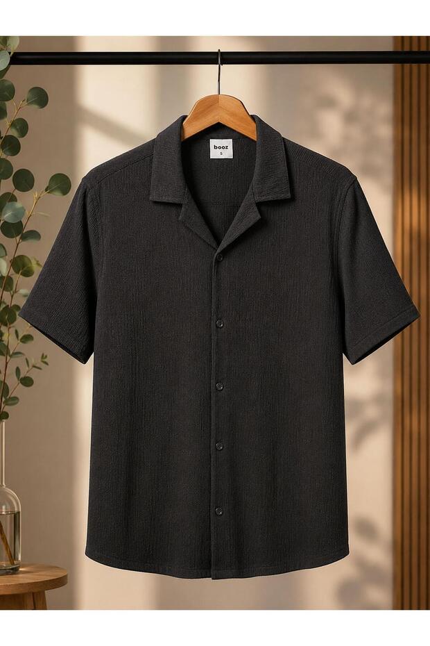 Men's Print Cotton Summer Short Sleeve Shirt