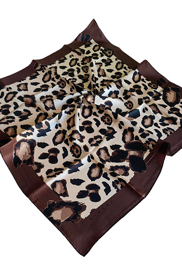 Tivil Silk Scarf 2026 Summer Season 2022-018 Brown