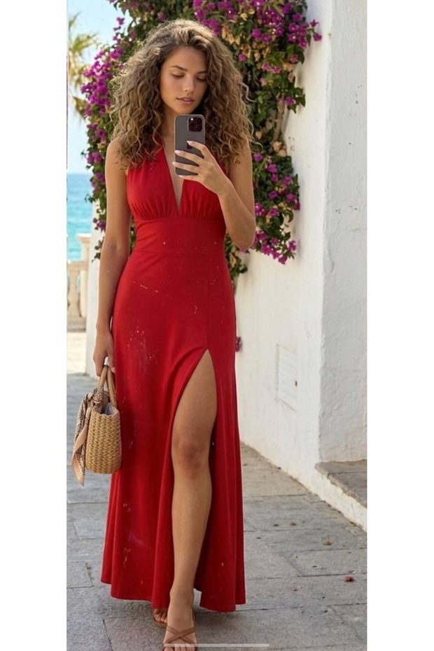 Miranfashion Maxi Length Dress