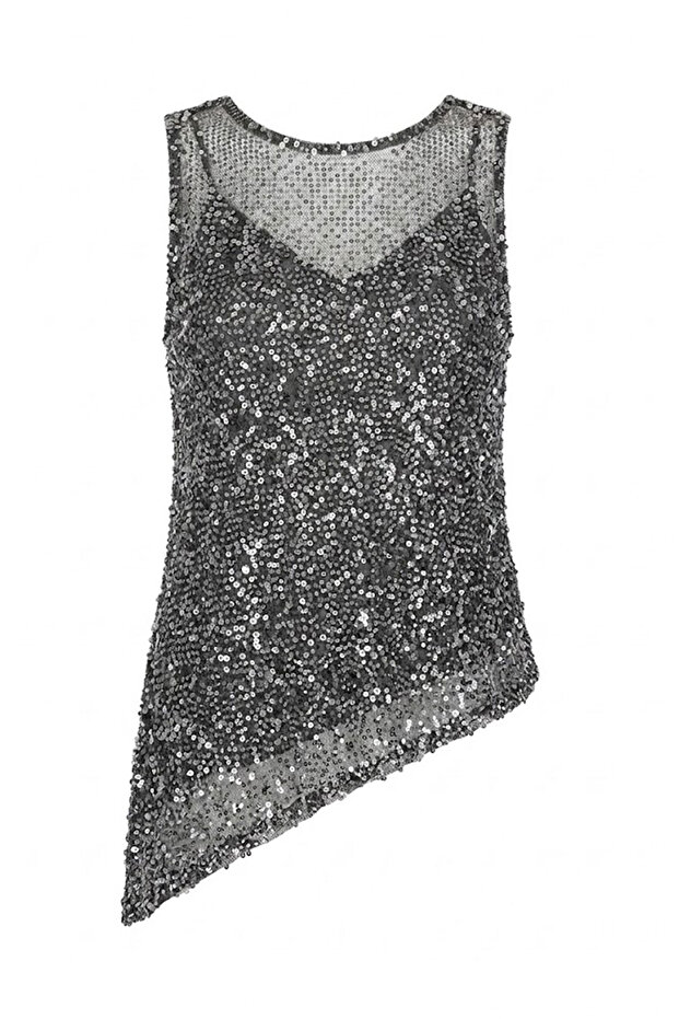 Zero Sleeve Asymmetrical Cut Athlete Suit Black - 1