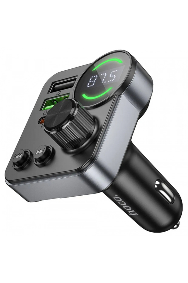 Modulator FM Bluetooth HOCO E86, 2 x USB-A - 1 x USB-C - 1 x microSD - 1