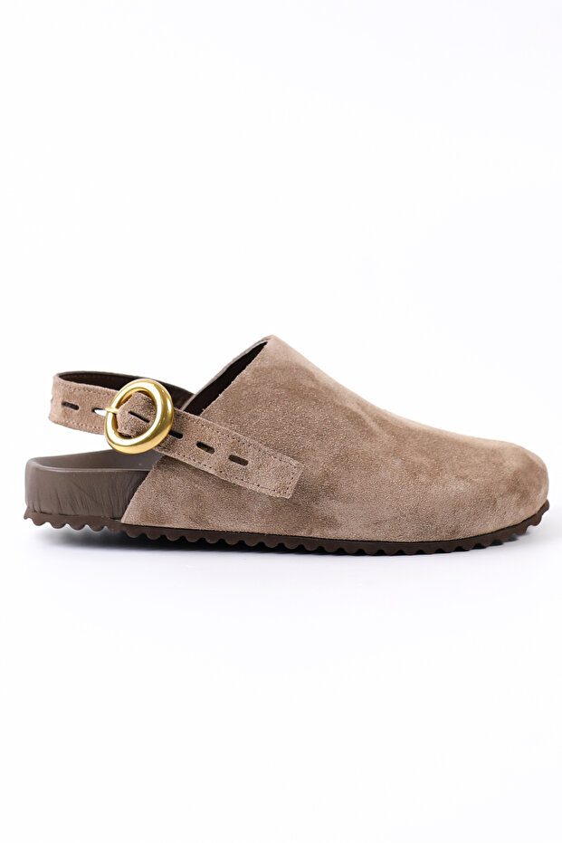 Genuine Leather Mink Suede Women's Shoes - Rgn8142