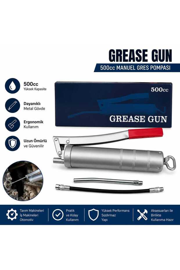 Gres Pompası Grease gun 500 CC NORMAL TİP