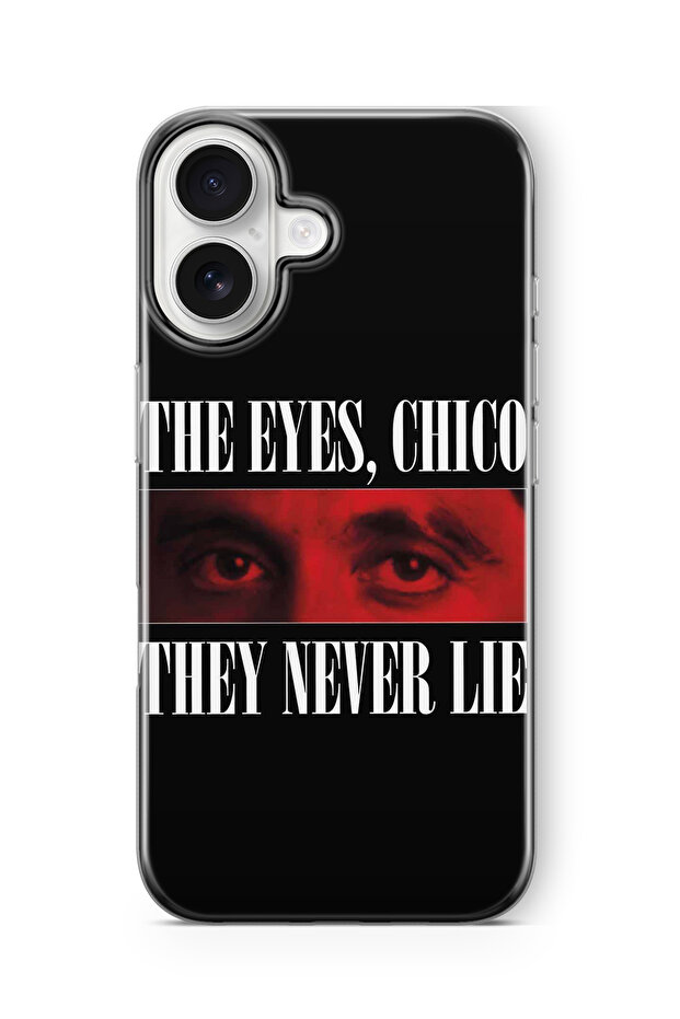 iPhone 17 Compatible the Eyes Chico Patterned Transparent Phone Case