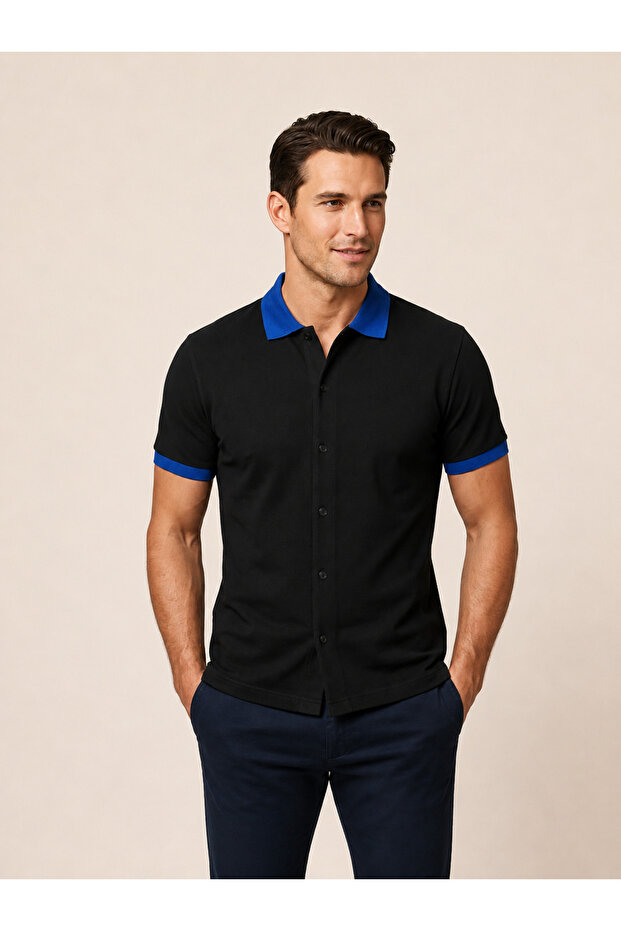 Vigoss Embroidered Polo T-Shirt 62529-3618