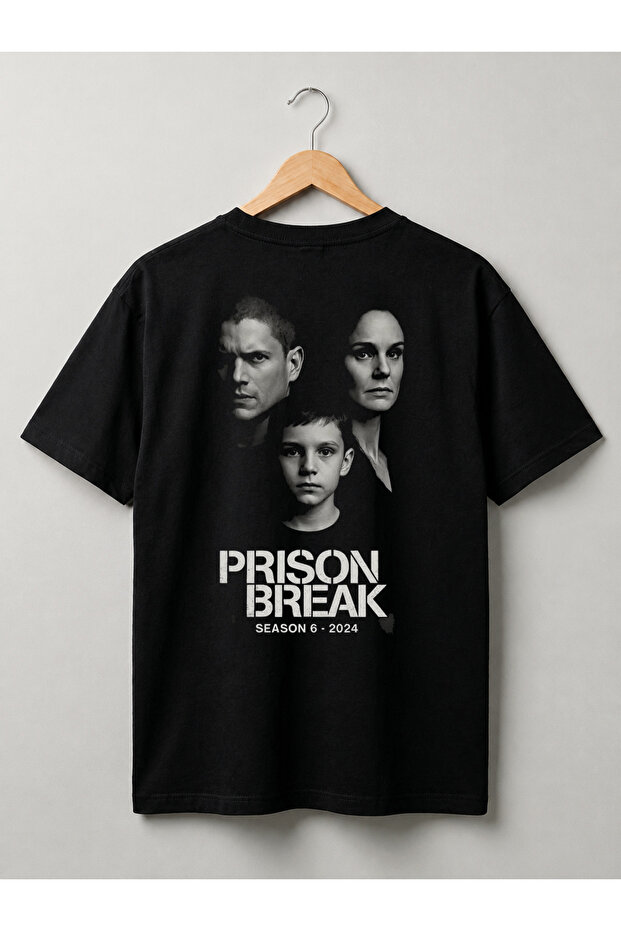 Custom Prison Break Design Unisex 100% Cotton Premium T-Shirt