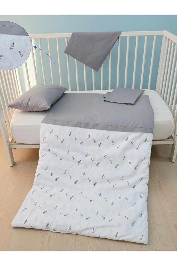 Baby Duvet Cover Set - Gray