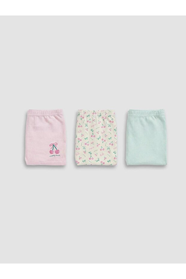 Printed Girls' Boxer Shorts 3-Pack (S6)