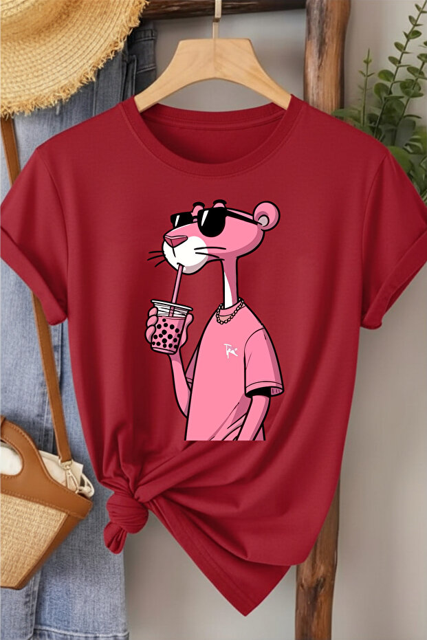Pink Panther Printed Women's T-Shirt