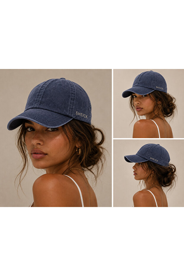 Cap Hat headwear washed navy