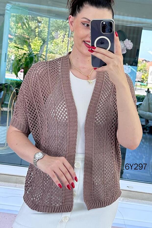 Perforated Knitwear Cardigan 6Y297