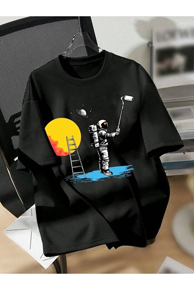 Unisex Printed oversized T-shirt