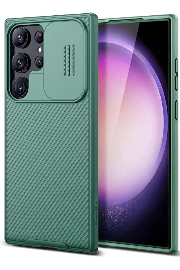 CamShield Pro Series Cover Case Designed For Samsung Galaxy S23 Ultra - Deep Green