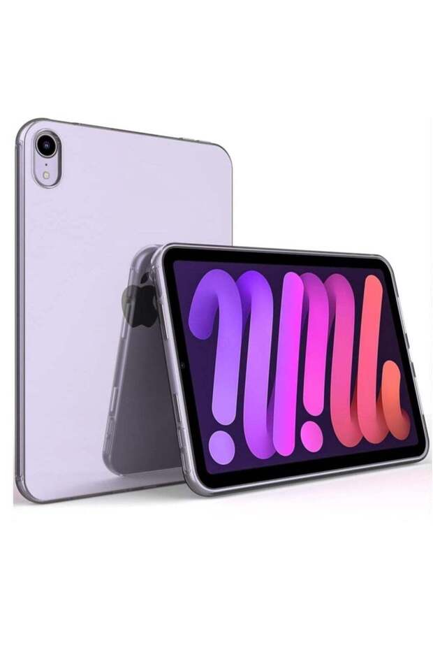 iPad Mini 6 Clear Case, Slim Design Flexible Soft TPU Protective Cover for iPad Mini 6th Generat