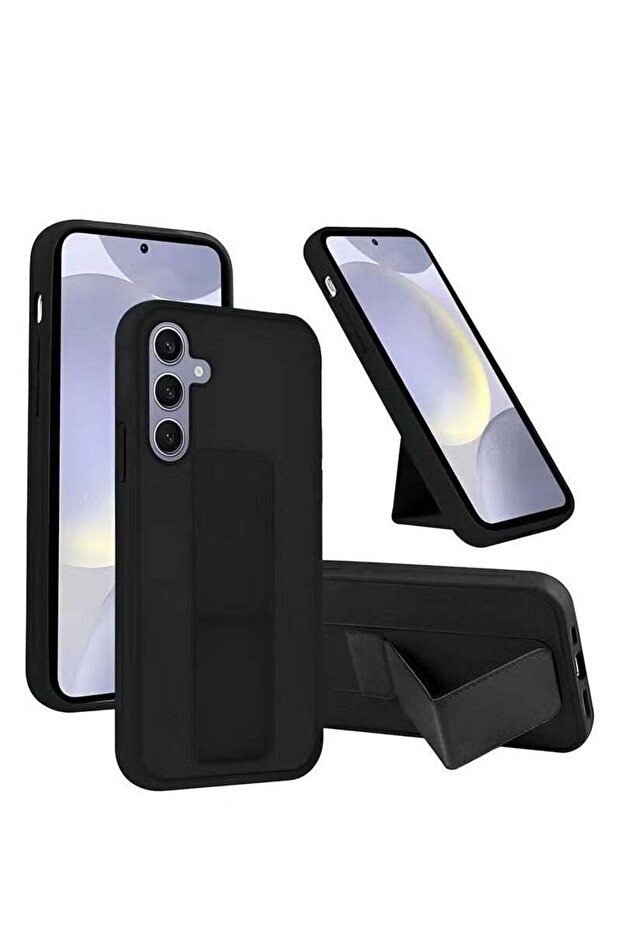 Samsung Galaxy S24 Plus Protective Case with Premium Silicone Material, Secure Vertical & Horizontal Hand Strap