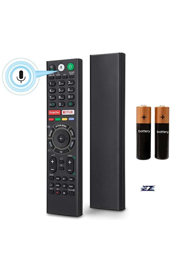 Replacement Remote Control for Sony Bravia TVs, Compatible with All Sony 4K UHD LED LCD HD Smart TVs - With Battery