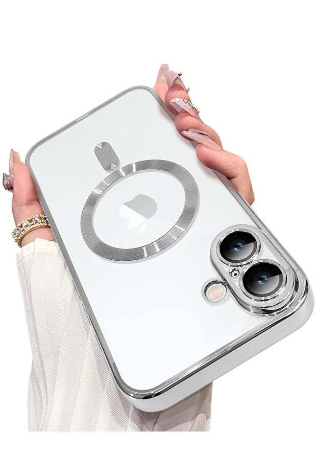iPhone 16 Plus Magnetic Case with Built-in Camera Lens Protector – MagSafe Compatible