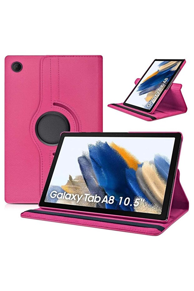 Case Compatible with Galaxy Tab A8 10.5" (SM-X200/X205/X207), Auto Sleep/Wake 360° Rotating Stand