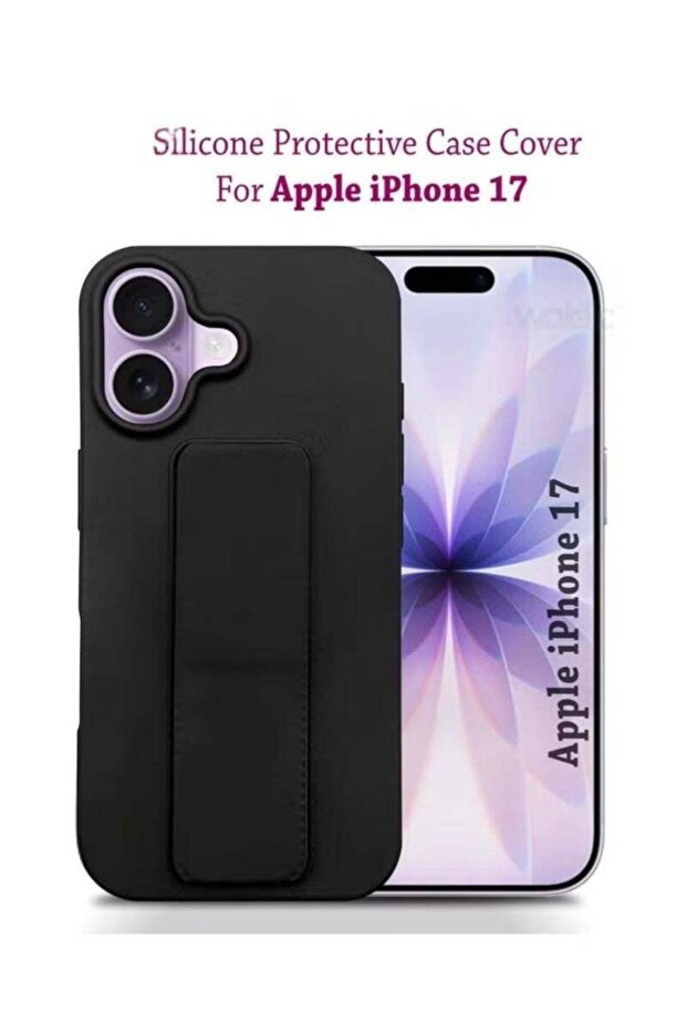 Slim & Durable Apple iPhone 17 Case Cover with Built-In Magnetic Hand Grip – 3-in-1 Protective Phone Case