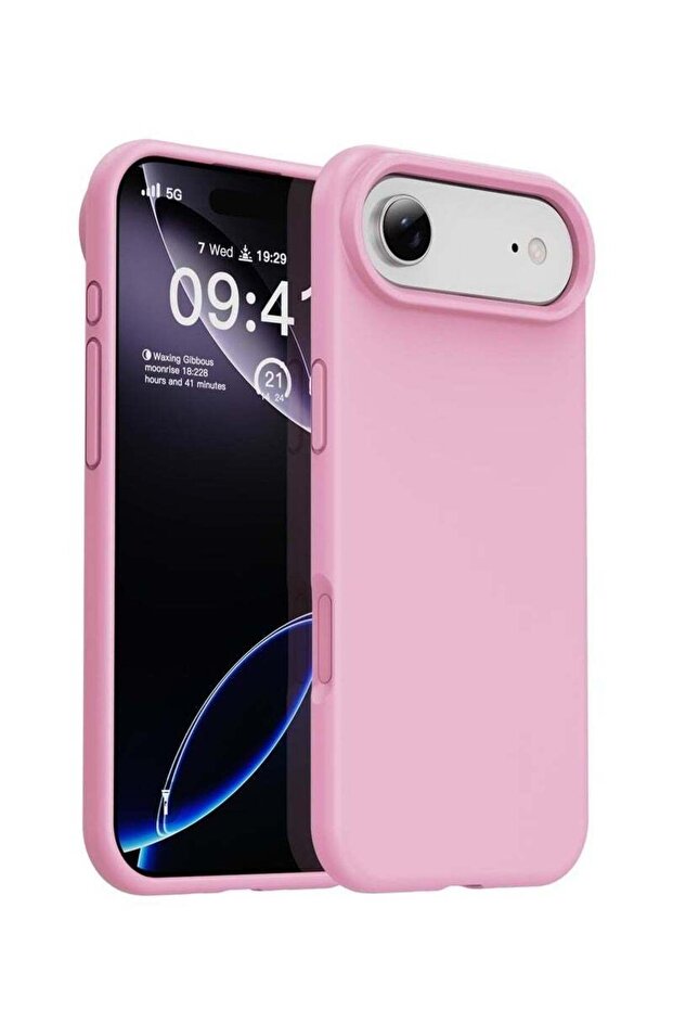 iPhone 17 Air Liquid Silicone Case | Smooth Soft Cover with Microfiber Lining