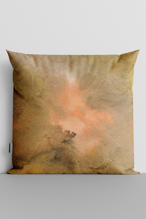 Watercolor Themed Double-Sided Digital Printed Throw Pillow Cover - 2846