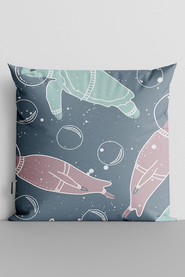 Seal And Turtle Double Sided Digital Printed Pillow Throw Pillow Cover-1380