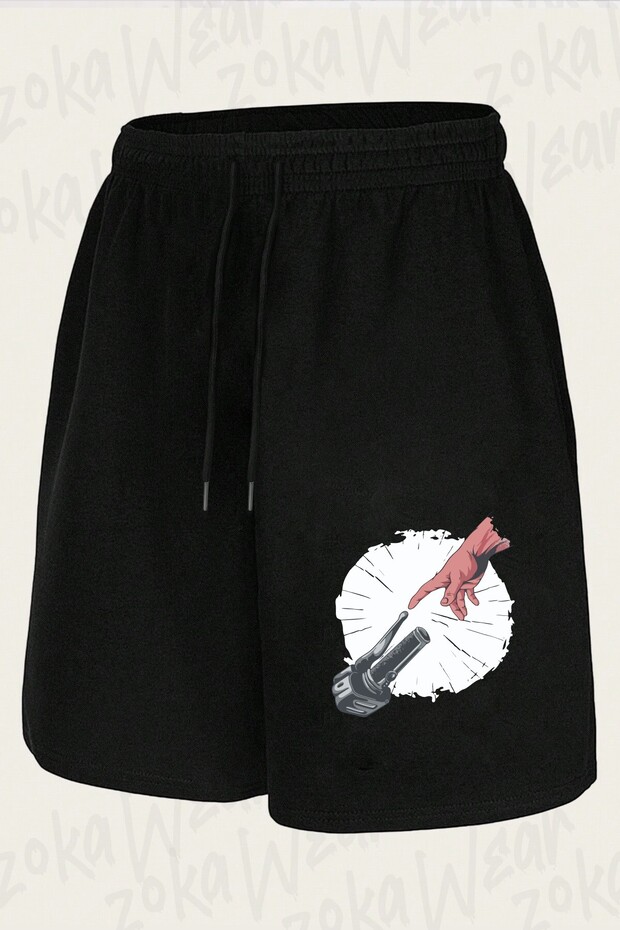Unisex Motorcycle Enthusiast Design Printed Shorts