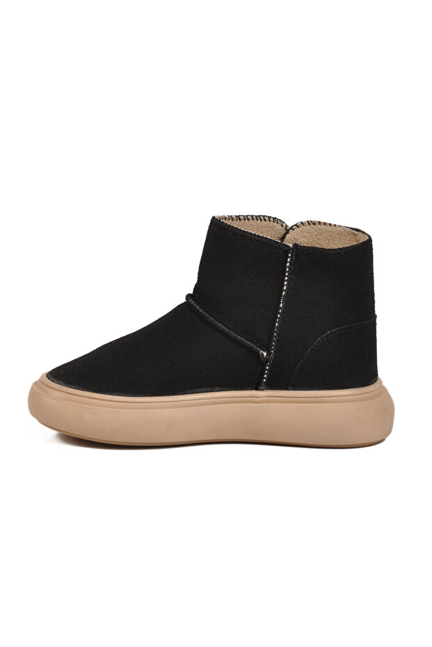 Black Suede Unisex Children's Boots 823760 P