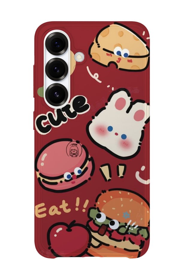 Samsung Galaxy S23 Plus Compatible Printed Transparent Phone Case | Collection: Snacktoon Delight