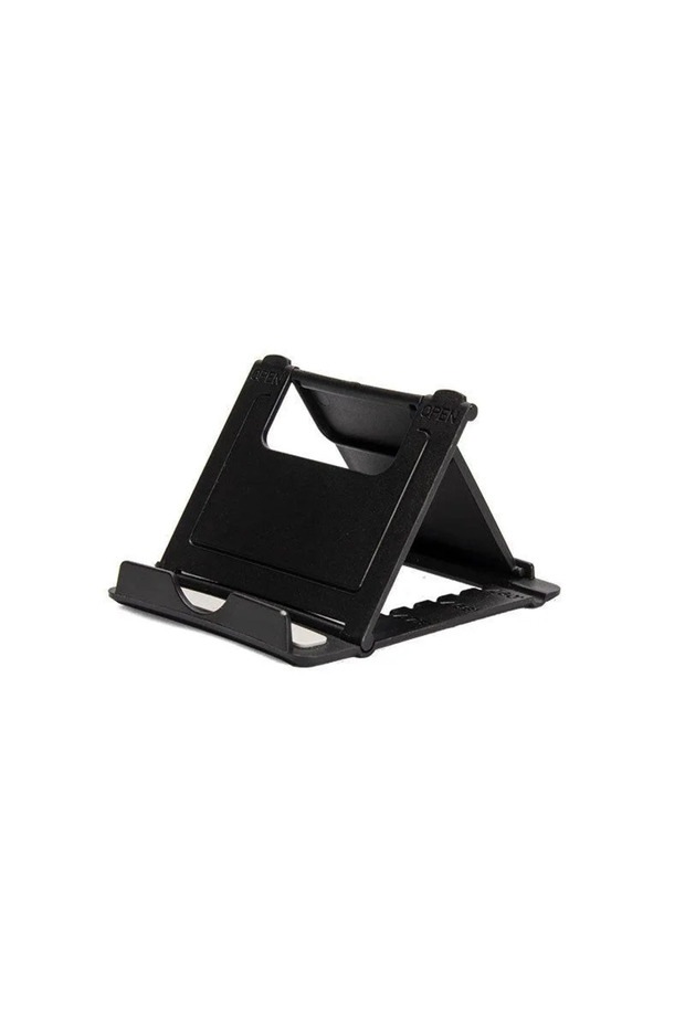 black Mini Portable Creative Universal Foldable Adjustable Lazy Universal Phone Holder Tablet Multif