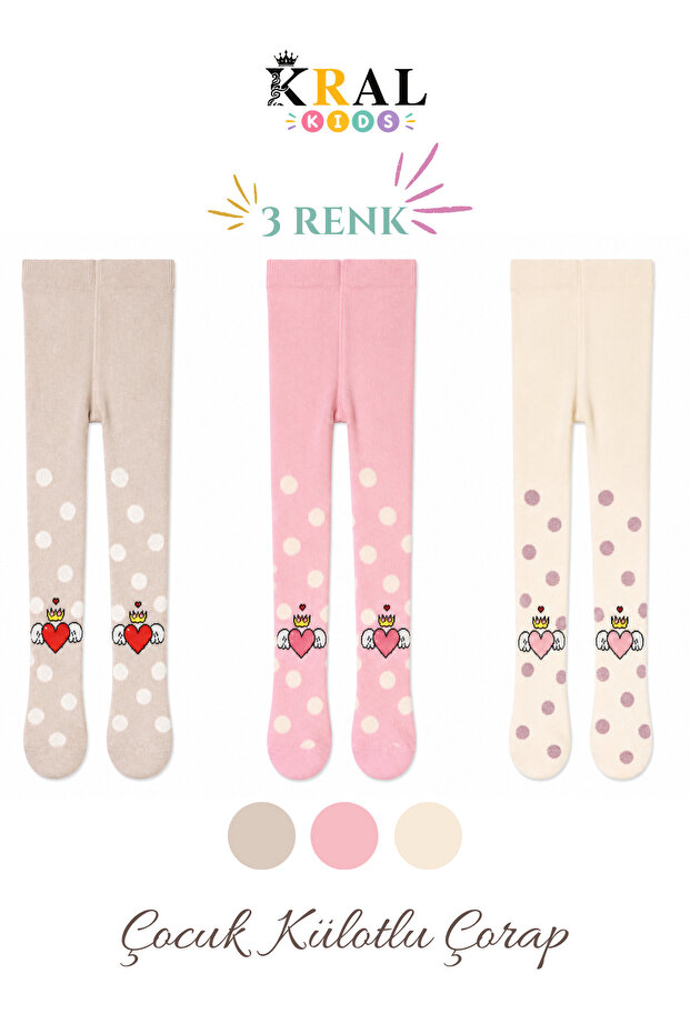 3-Piece Baby Girl & Child Cotton Patterned Pantyhose
