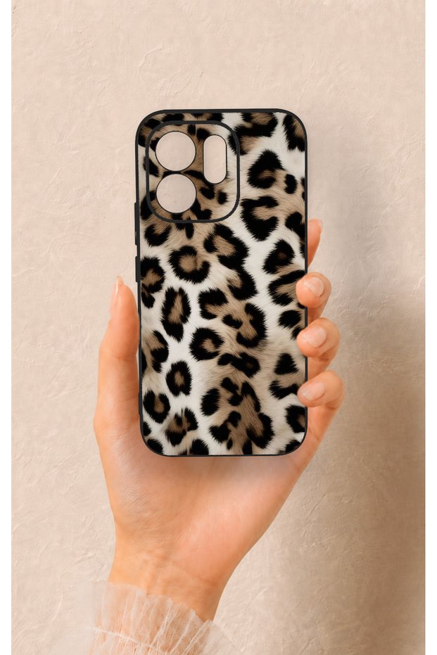 Vivo V70 5g Compatible Leopard Skin Patterned Silicone Case