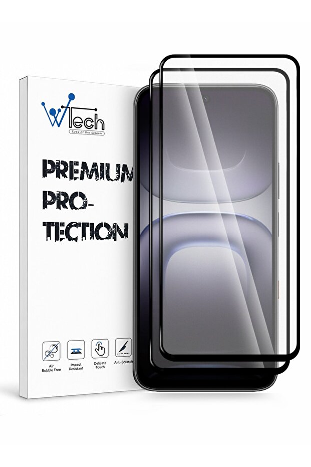 Infinix Hot 70 4G 2026 Premium E2E Series 10D Cristal HD Tempered Glass 2 Pack Clear/Black