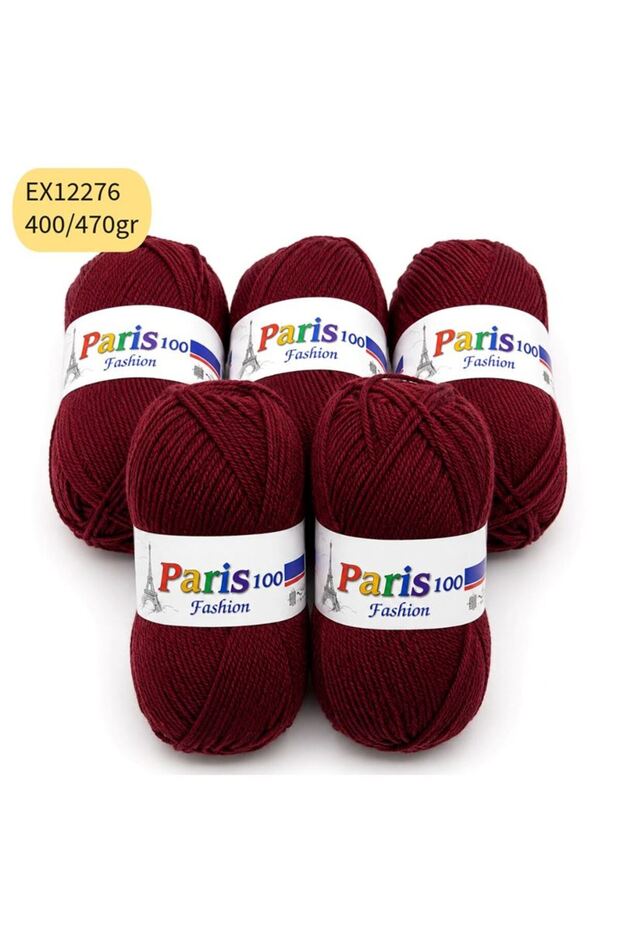 Export Surplus 5-Pack 400/470 Gr Acrylic Claret Red Ex12276