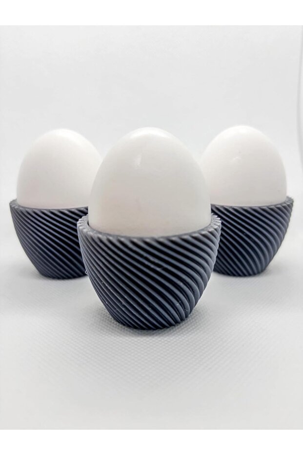 Edl Shop Vira Modern Boiled Egg Cup Set | 3-Pack - Navy Blue Edl Shop 1290799