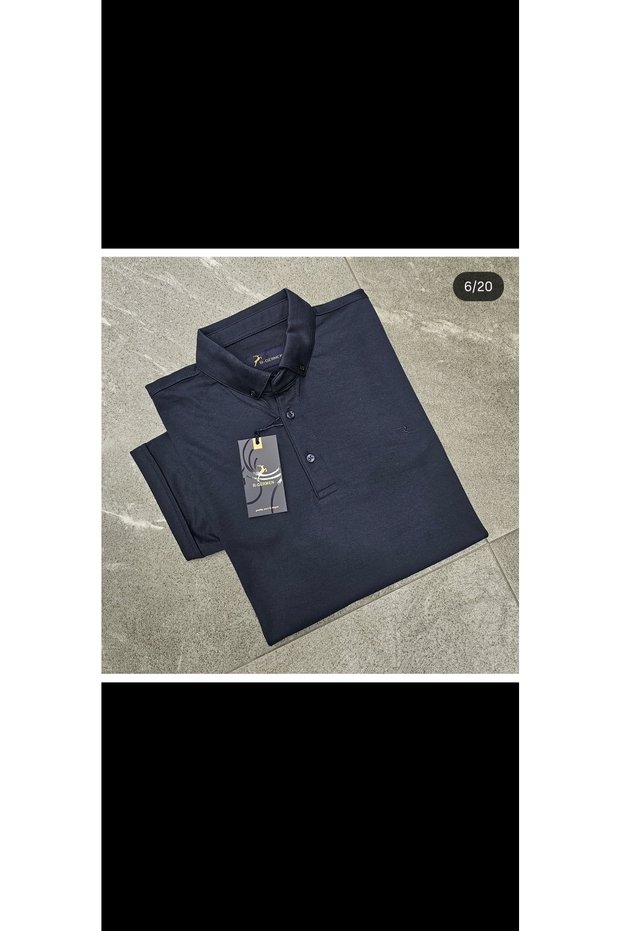 Men's Polo Neck T-Shirt Slim Fit Combed Cotton Short Sleeve Summer Wear