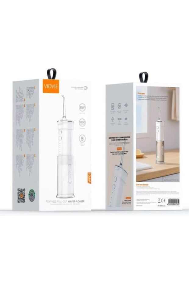 Electric Water-Reservoir-Equipped Water Flosser [Type C] [White]