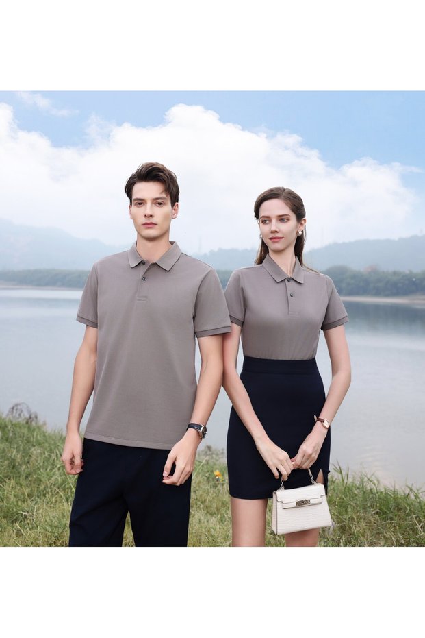 New Arw50169 Seri̇ntutan--High Quality Buttoned Polo Collar Tshirt