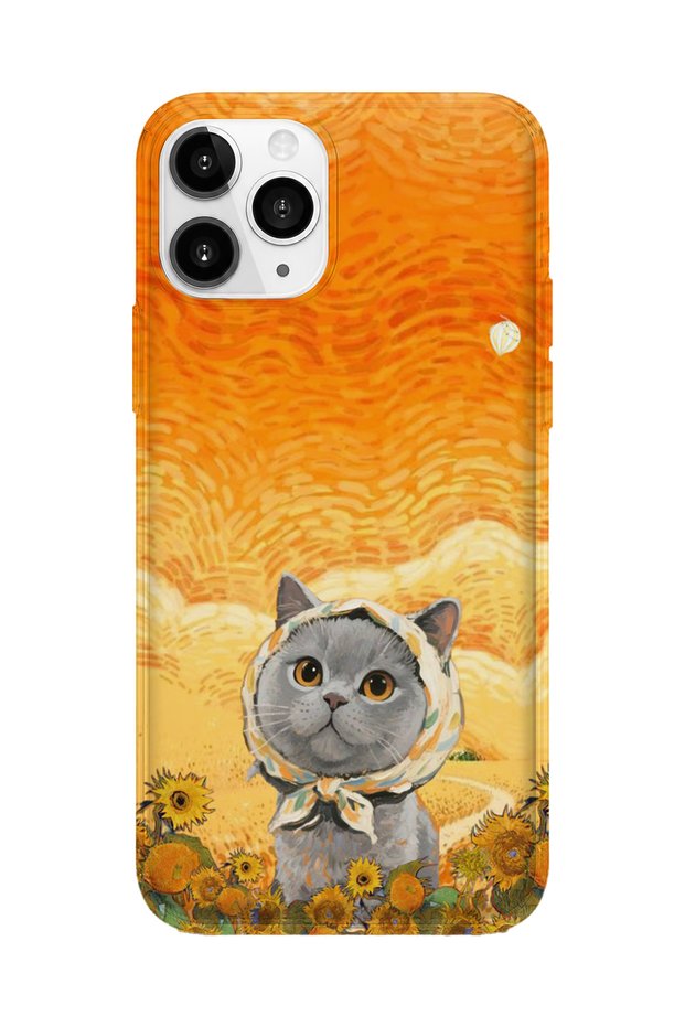 iPhone 11 Pro Max Compatible Printed Transparent Phone Case |   Collection: Kawaii Cat