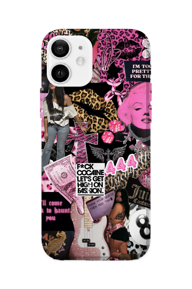 iPhone 12 Mini Compatible Printed Transparent Phone Case | Collection: Chromatica Aura